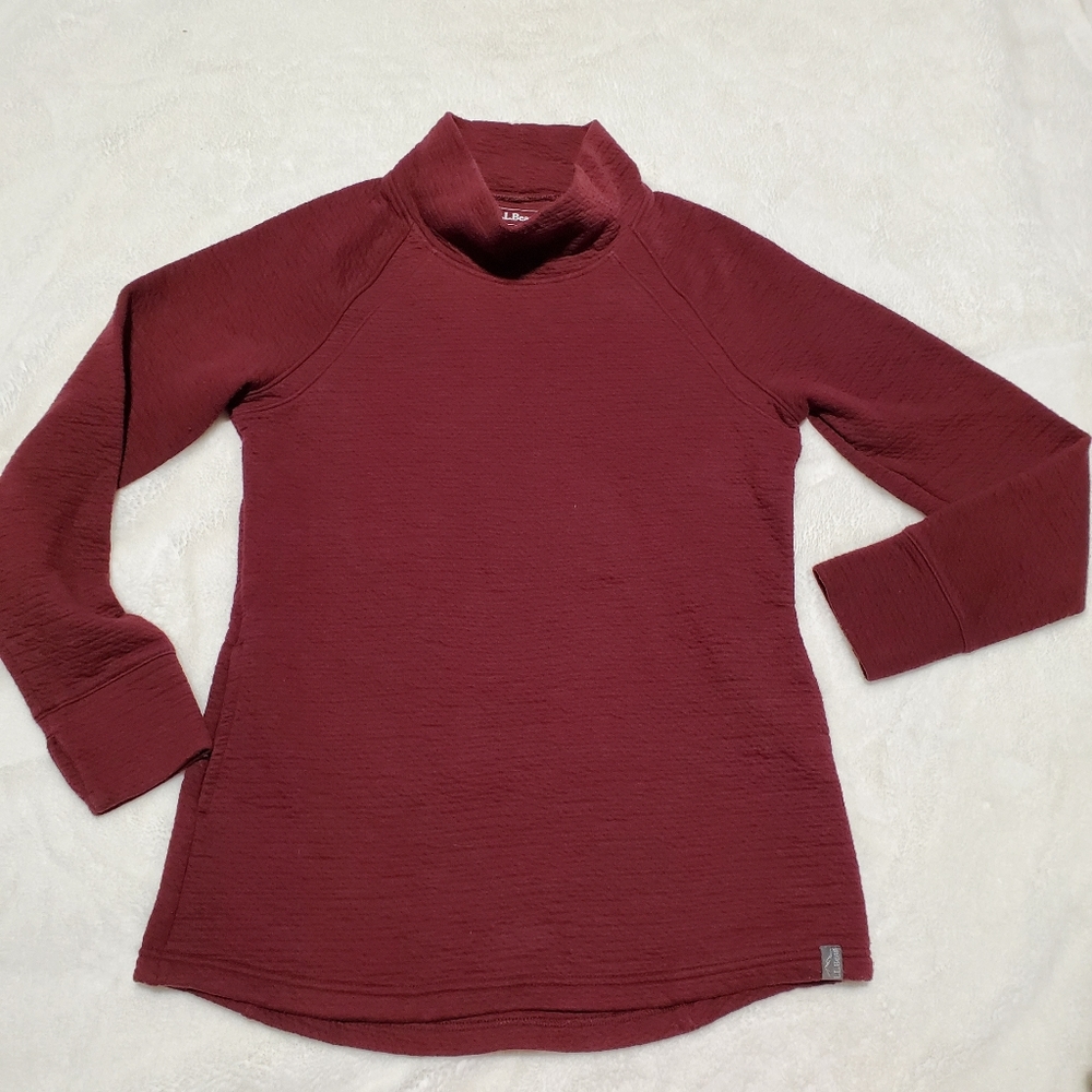LLBEAN Primaloft Funnelneck Sweatshirt Sweater size small